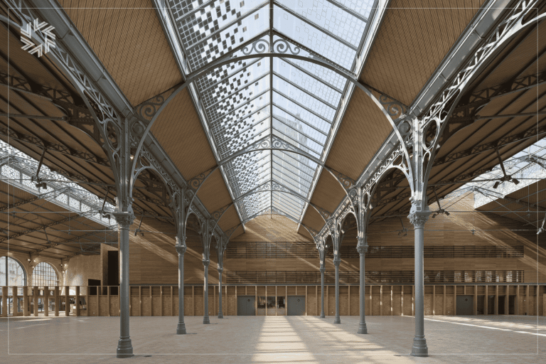 Carreau du Temple Paris grande halle verrière événement
