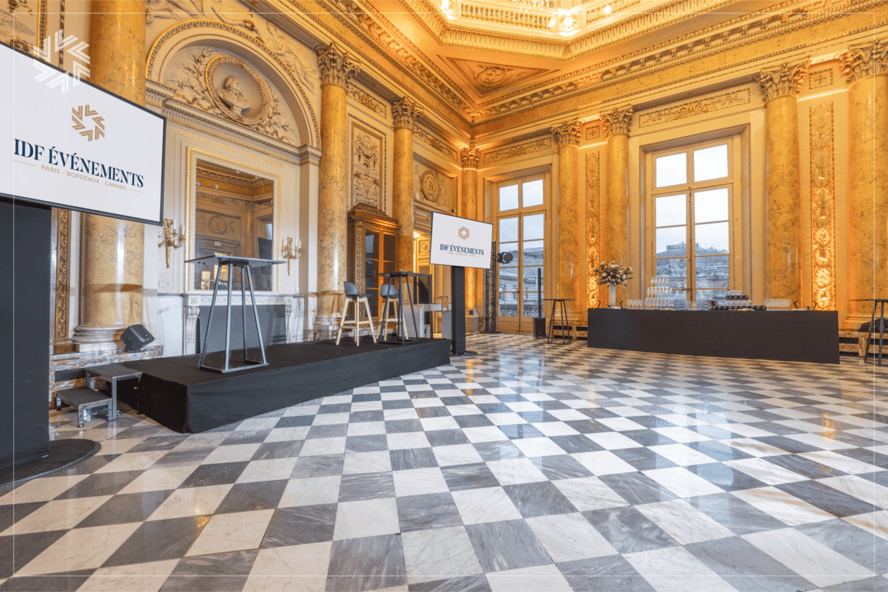 Événement client VIP à Paris dans un lieu d'exception privatisé